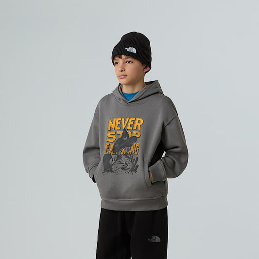 Boys' Sports Oversized Graphic Hoodie